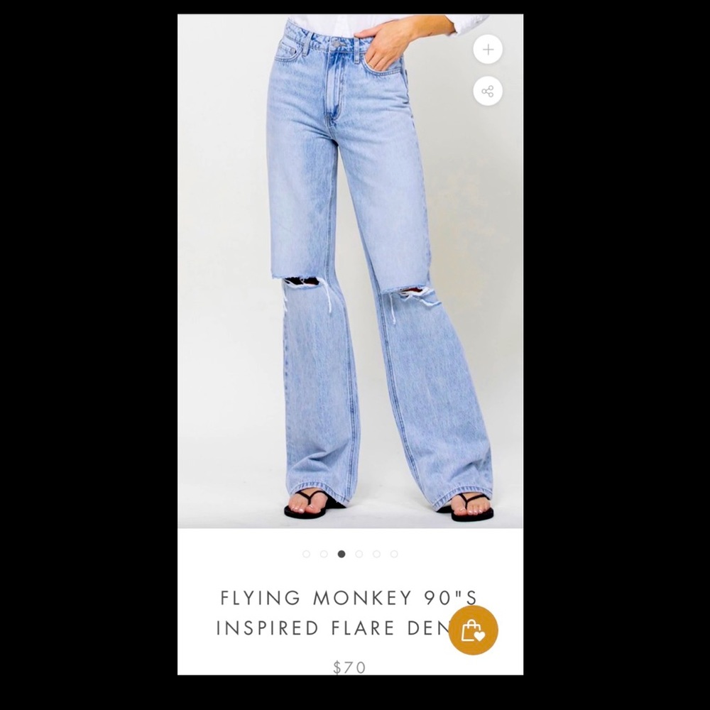 High Rise Flare Jeans